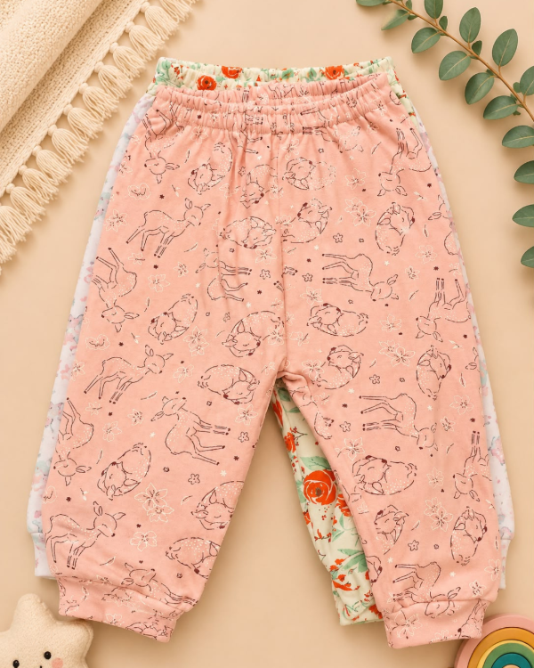 Producto - PANTALON CON PUÑO ESTAMPADO DE ALGODON BEBA - 0