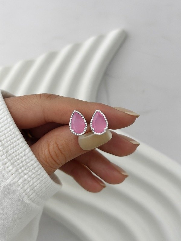 Producto - AROS DE PLATA GOTAS DE RESINA 0941