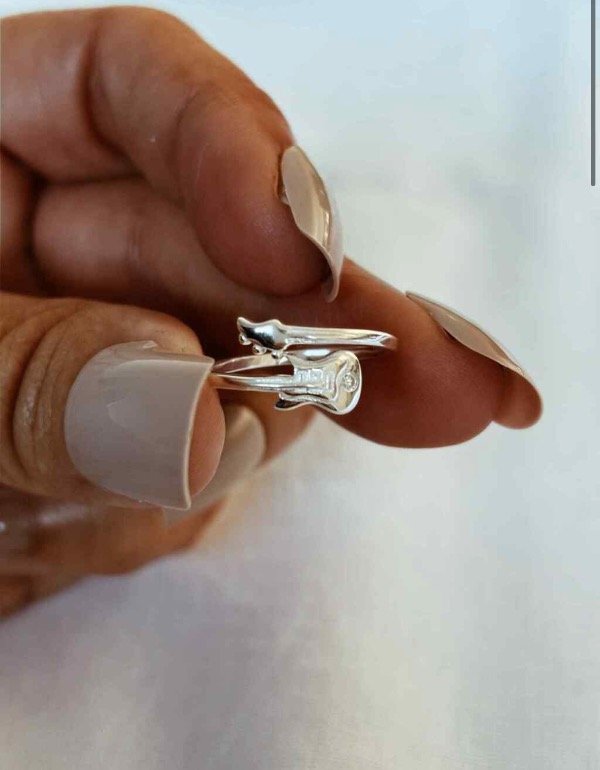 Producto - Anillo Plata 925 - Guitarra