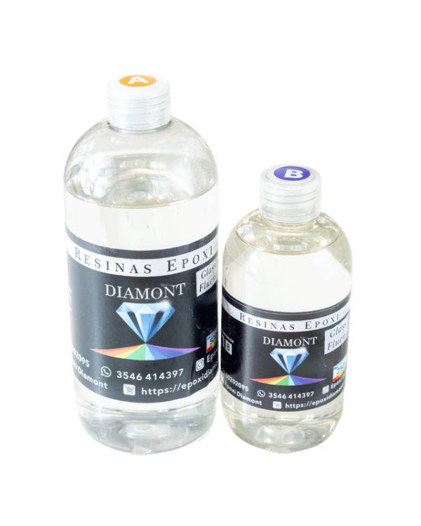 Producto - Resina Glass Fluent 750g