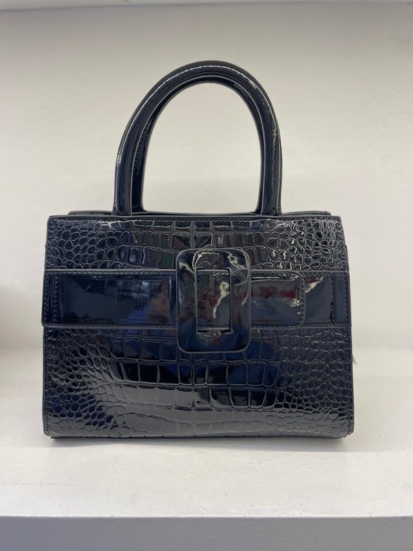 Producto - Cartera Croco negra