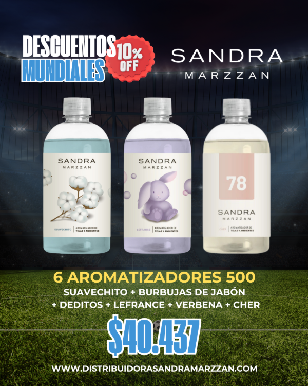 Producto - 6 Aromatizadores 500 I Descuentos mundialistas