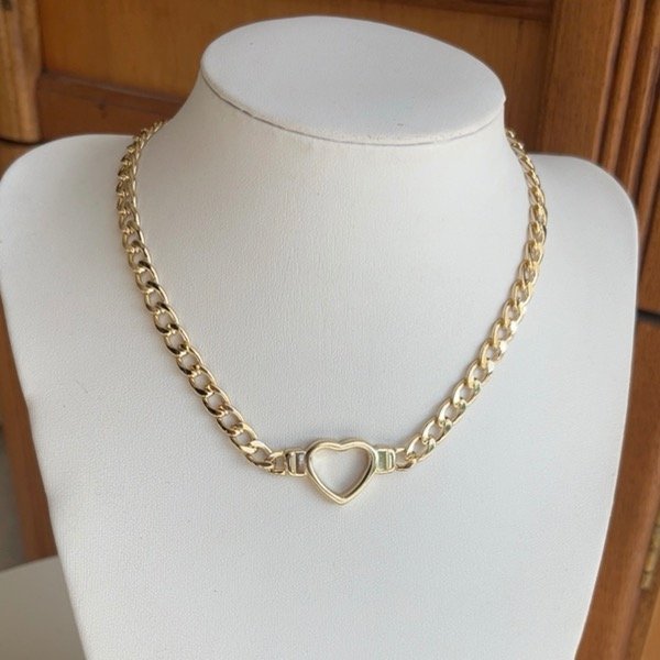 Producto - Gargantilla Corazón calado gold - 2