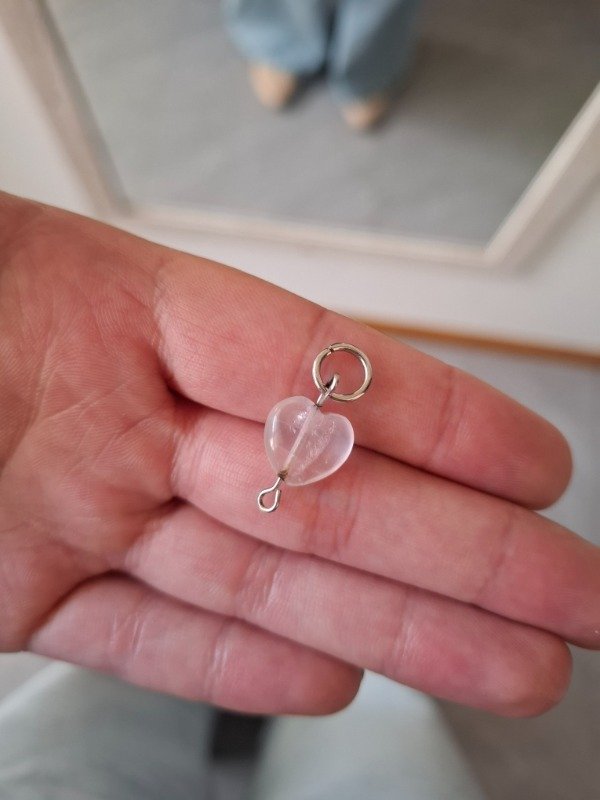 Producto - Corazón de Cuarzo Rosa