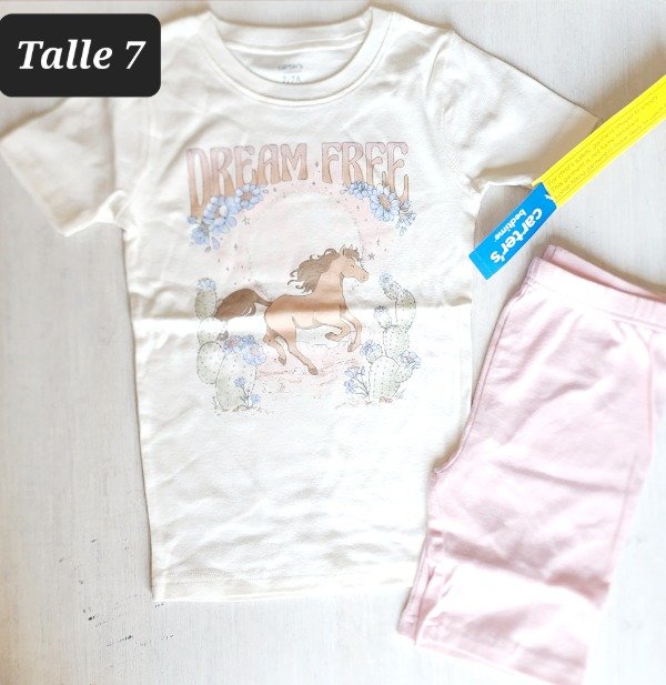 Producto - Pijama carters  corto talle 7 caballo