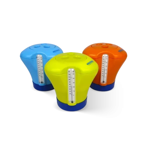 Producto - BOYA DOSIFICADORA DE CLORO C/TERMOMETRO - COLORES VULCANO