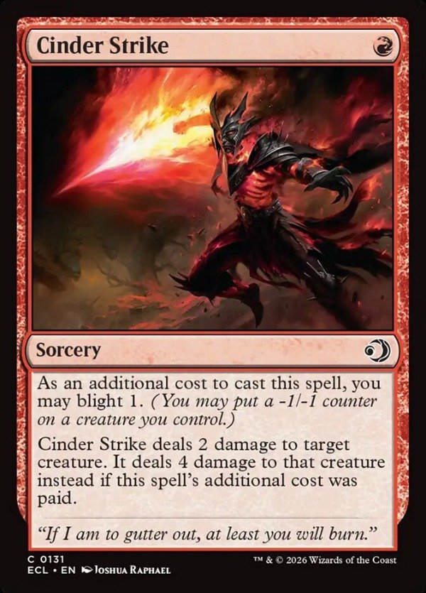 Producto - Cinder Strike #131  Lorwyn Eclipsed