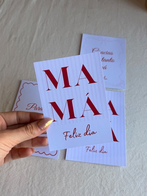 Producto - PDF + Editable Tarjetas - Stickers Día de la Madre - 2