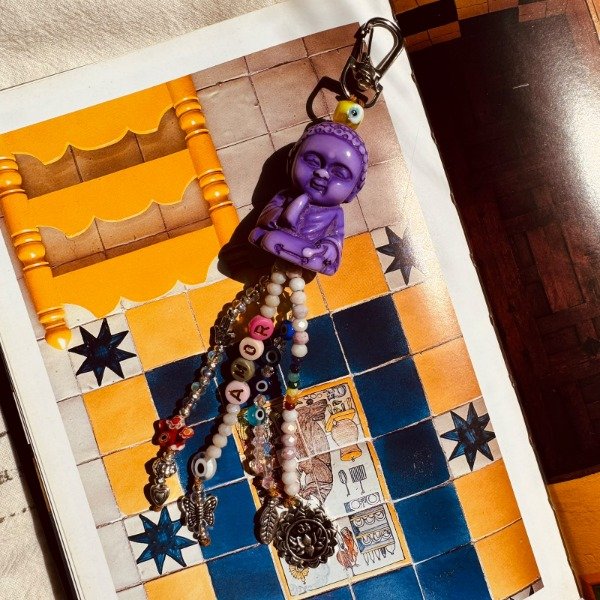Producto - Llavero Budha Violeta - 0