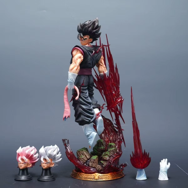 Producto - Diorama Vegitto Black c/ 3 cabezas - Dragon Ball Z (38cm)