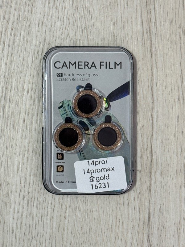 Producto - VIDRIO DE CÁMARA GLITTER PARA IPHONE 14 PRO / 14 PRO MAX - 1