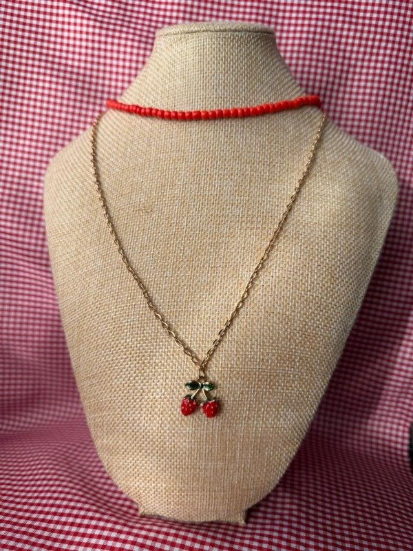 Producto - Collar dúo de frutillas - 1