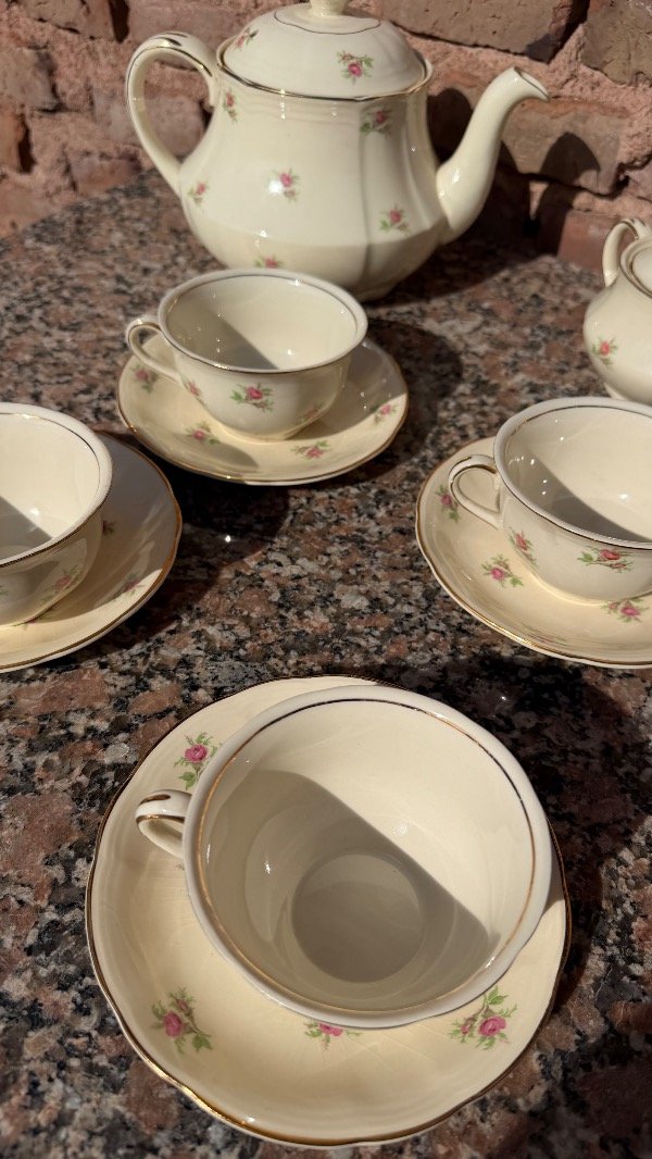 Producto - Dúo de té flores shabby - 1