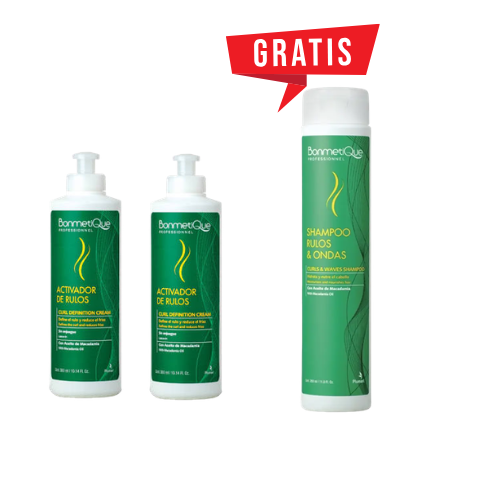 Producto - Promo 2 Activadores de Rulos + 1 Shampoo Rulos DE REGALO