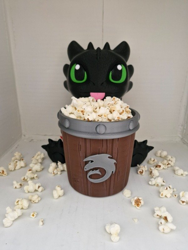 Producto - Pochoclera "Como entrenar a tu dragón"