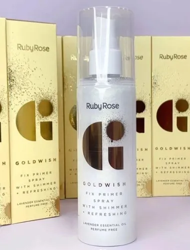 Producto - Primer/fijador ruby rose fix con shimmer blanco