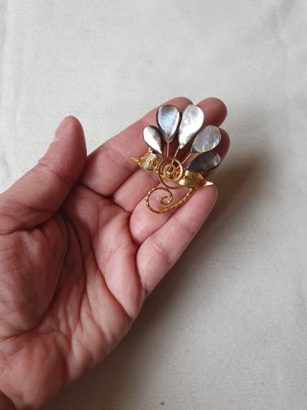 Producto - Brochecito Ramita Nácar Visón - 5
