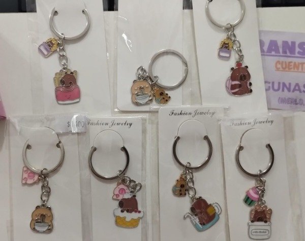 Producto - llavero capibara metal