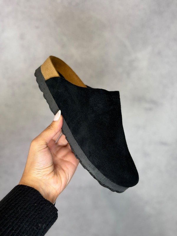 Producto - BIRK CERRADA ATENAS NEGRA GAMUZA - 2