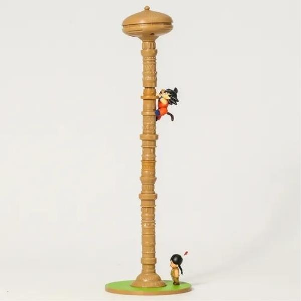 Producto - FIGURA DRAGON BALL GOKU TORRE MAESTRO GATO KARIN CON CAJA 35 CM