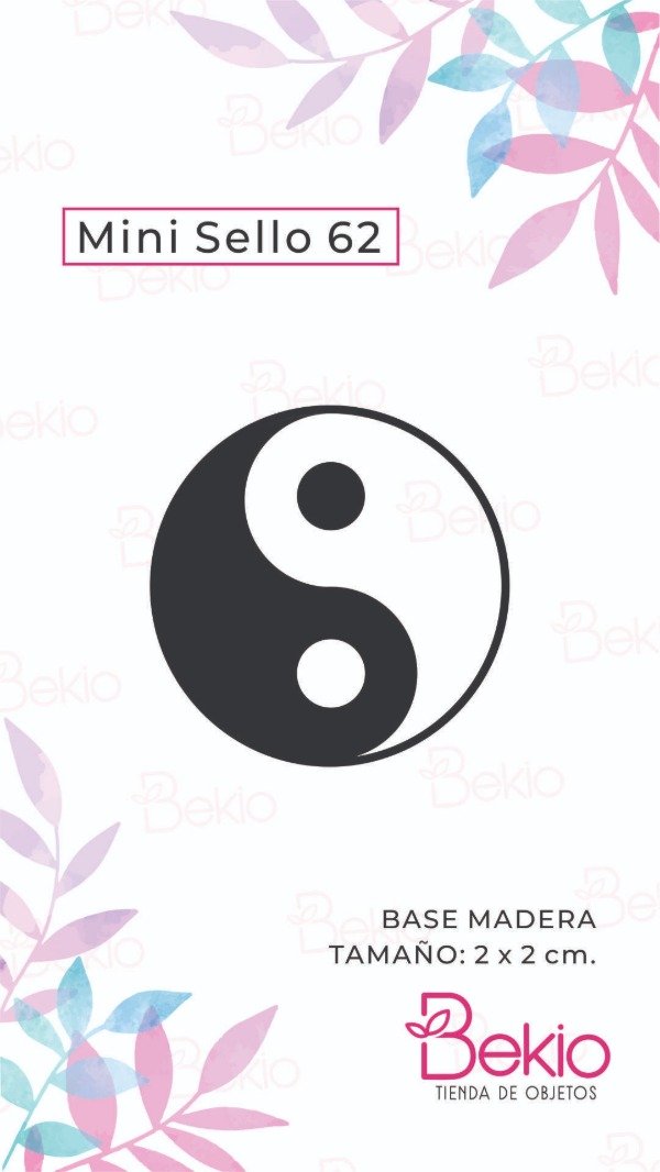 Producto - Mini Sello 62 - Ying Yang