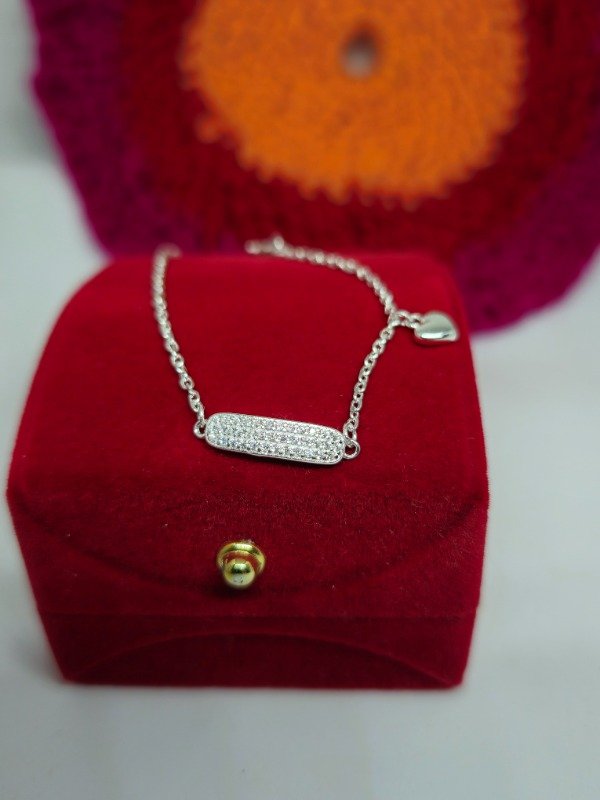 Producto - Pulsera plaquita micropave