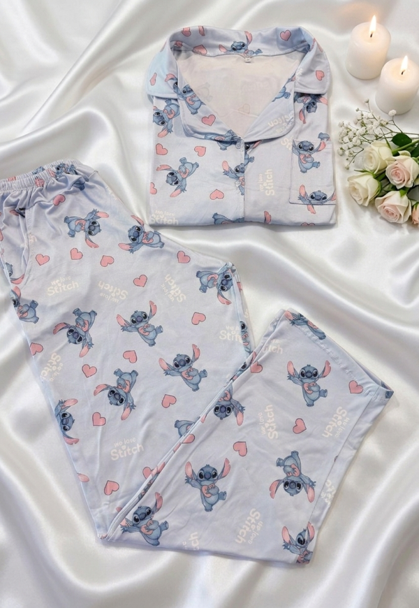 Producto - Camisero ML Stitch Celeste