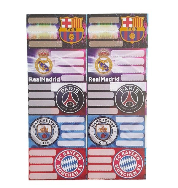 Producto - Etiquetas x5 CLUBES