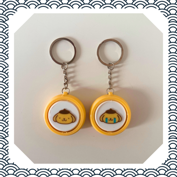Producto - Llavero Spinner Pompompurin Kawaii - Sanrio