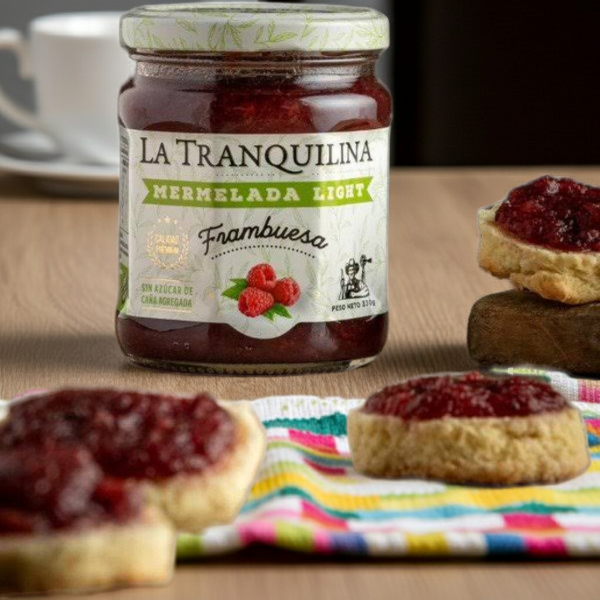 Producto - MERMELADA LA TRANQUILINA DE DURAZNO LIGTH ENDULZADA CON STEVIA
