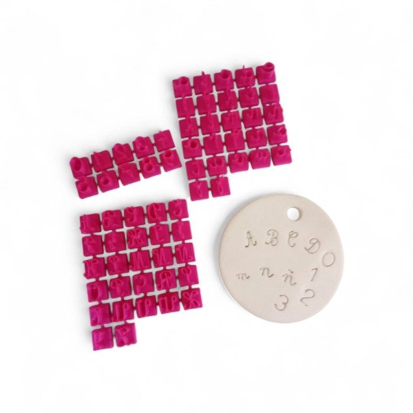 Producto - ABECEDARIO LETRAS 3D CURSIVA