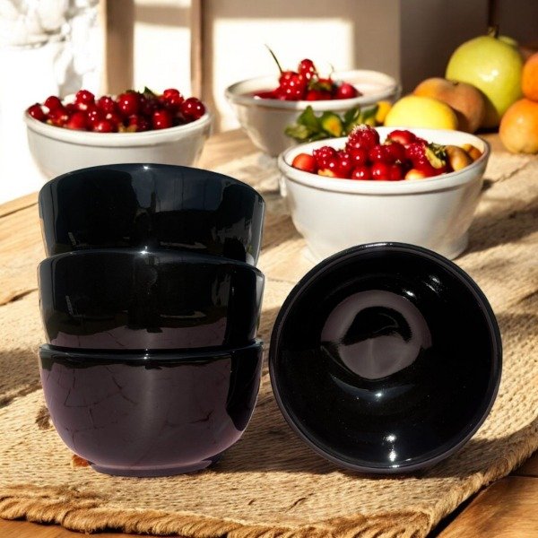 Producto - SET DE 4 CUENCOS DE CERÁMICA COLOR 350CC EN CAJA