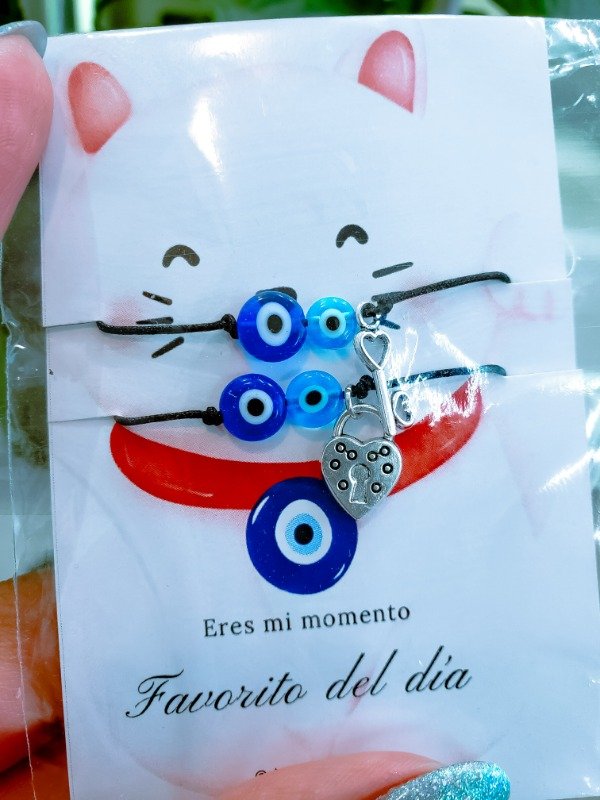 Producto - Pulsera pareja llave y candis