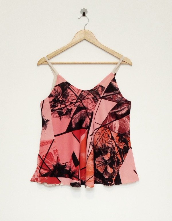 Producto - Blusa BOMBA -estampa FLORES DE VERANO rosa- - 0
