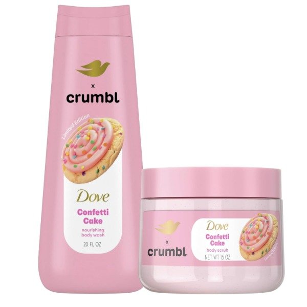 Producto - Dove Moisturizing Body Wash and Scrub Confetti Cake Scent
