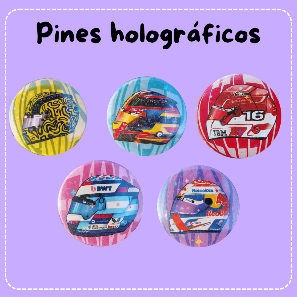 Producto - Cascos - Pin Holográfico