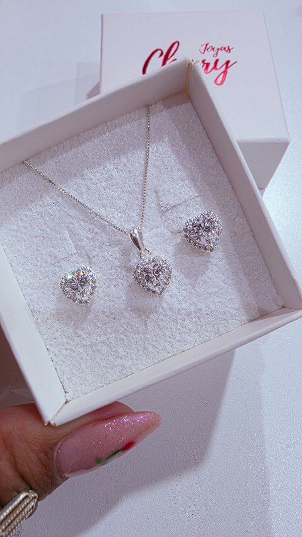 Producto - Conjunto corazon blanco PL - 2
