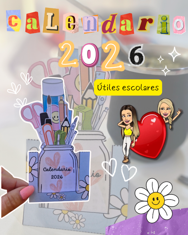 Producto - CALENDARIO 2026. UTILES ESCOLARES