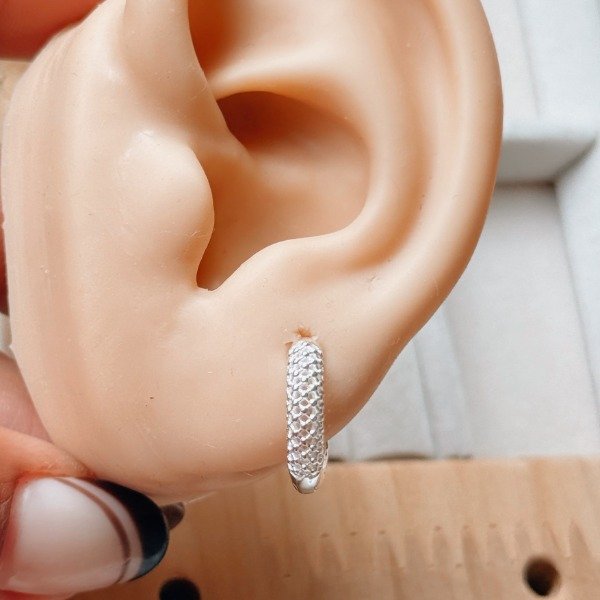 Producto - Aros Argolla Julia Plata 925 - 0