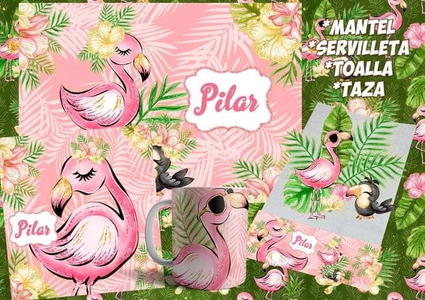 Producto - SETS DE JARDÍN - FLAMENCOS