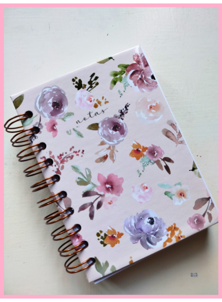 Producto - Cuaderno anillado - Modelo Rosas
