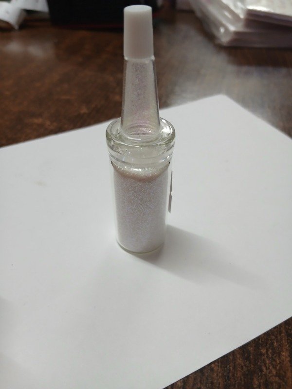 Producto - Gliter blanco frasco pico