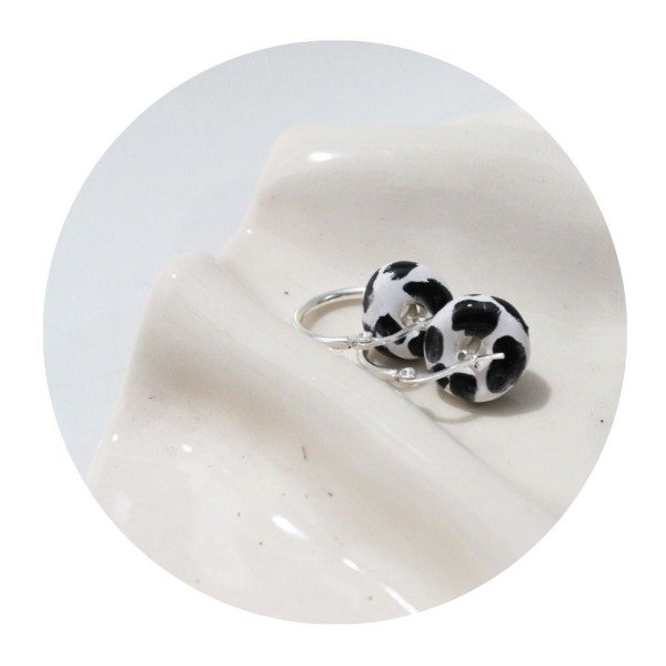 Producto - AROS M Y L  "BLANCO Y NEGRO"