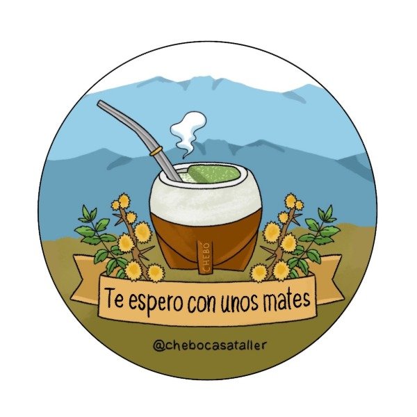 Producto - MATE CHICO Esmaltado Xanadu + BOMBILLA + STIKER - 5