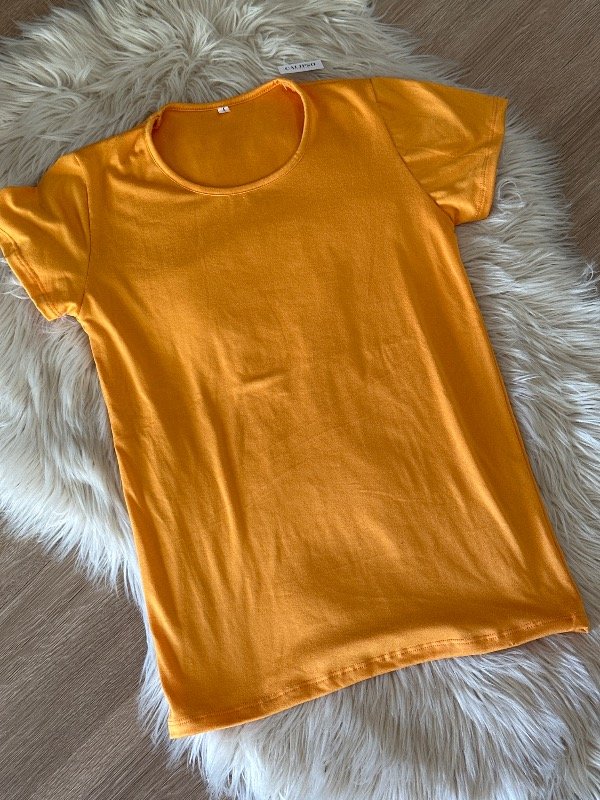 Producto - REMERA BÁSICA DE MODAL SOFT ORANGE