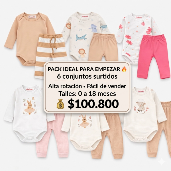 Producto - Combo conjuntos 0-18m