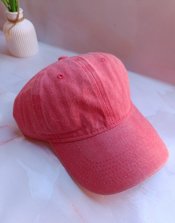 Producto - GORRO VINTAGE PRE LAVADA ROSA