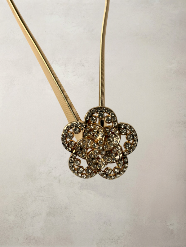 Producto - caderin elastizado flor con detalles - 1