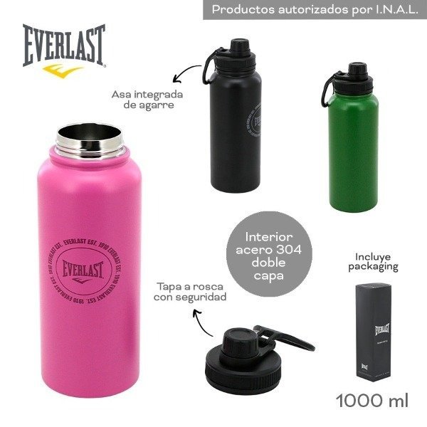 Producto - BOTELLA TERMICA AC INOXIDABLE EVERLAST 18480