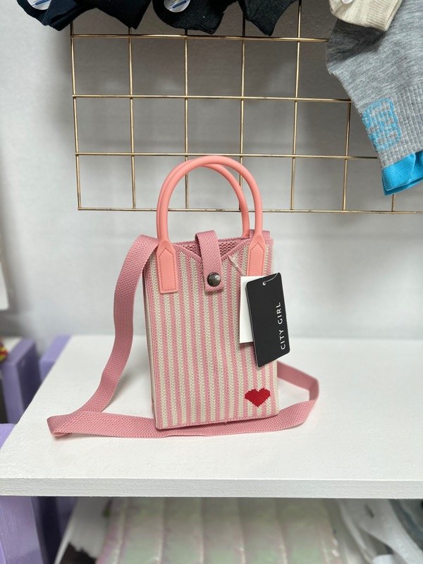 Producto - Mini bag porta celular rosa